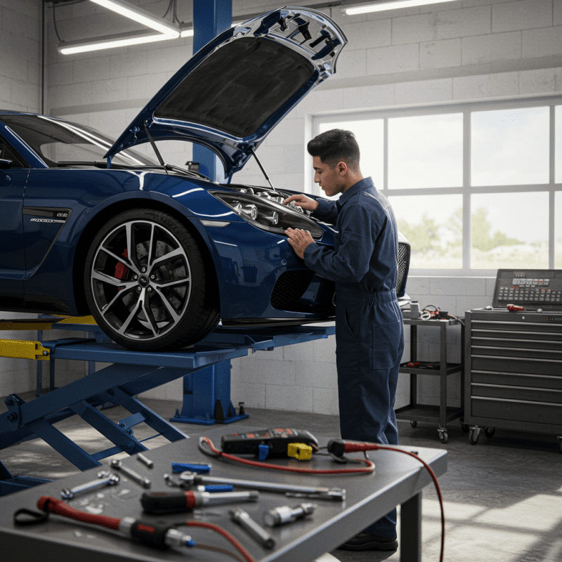 Automobilio variklio patikra autoservise Vilniuje